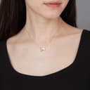 Swarovski Letra Necklaces Gold