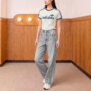 Adidas Originals Jeans Light Denim Blue Moderate Straight Fit