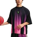 Nike Jerseys Black/Purple Red Crew Neck Moderate