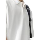 UNIQLO Polo Shirts White Polo Collar Moderate
