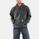 Carhartt K121 Basic Fleece Lined Sports Workwear Pullover Hooded, Medium Weight LOOSE FIT Sweatshirt