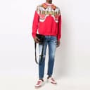Dsquared2 Tiger Print Crewneck Sweatshirt