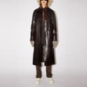 Acne Studios Jackets Brown Lapel Moderate Straight Fit