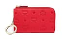 MCM Cow Coin Purse Mini Red