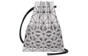 ISSEY MIYAKE Frame Artificial Cell Phone Pouch, Shoulder Bag, Crossbody Bag Light Gray