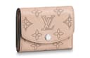 LOUIS VUITTON Calfskin Wallet Pink