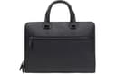 FERRAGAMO Cow Handbag Briefcase Gray Black