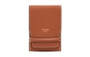 CELINE Lambskin Clutch Business Card Bag Merch Luggage Tag Tawny