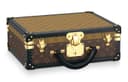 LOUIS VUITTON Coated Canvas Handbag Hard Case Storage Box Medium Brown