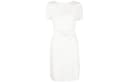 EMPORIO ARMANI SS22 Short Sleeved Dress White