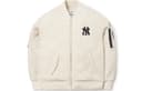 MLB Base Logo Baseball Jerseys Beige Yellow Baseball Collar Moderate Straight Fit