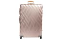 TUMI 19 Degree Aluminum Hard Shell Aluminum Alloy International Travel Luggage, Suitcase 28 Inch Pink