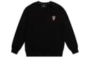 MLB Cartoon Series Sweatshirts Black Crew Neck Moderate Regular