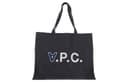 A.P.C Polyurethane Tote Bag, Shopping Bag, Handbag Blue