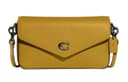 COACH Wyn Grain Crossbody Bag, Shoulder Bag Small Linen Yellow