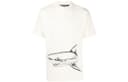 PALM ANGELS Broken Shark Classic T Shirt