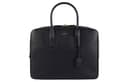 SAINT LAURENT Cow Portable One Shoulder Crossbody Briefcase Dark Blue