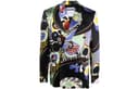 MOSCHINO Business Suits Black Moderate Business Suit