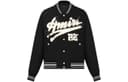 AMIRI Baseball Jerseys Black Baseball Collar Moderate Straight Fit