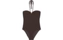 CELINE SS23 One piece Swimsuit Brown