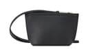 FERRAGAMO Natural Grain Cow Coin Purse Mini Black