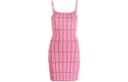 Jacquemus La Robe Maille Malha Checked Mini Dress