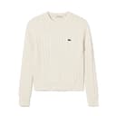LACOSTE Sweaters Ecru Crew Neck Moderate Other