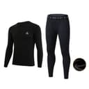 PEAK Fitness Sets Crew Neck Thickened Fleece Lined