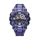 MARVEL Iron Collection Quartz Movement PU Strap Watch Black Dial