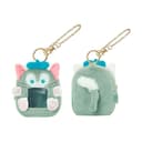 Disney Polyester Transparent Coin Purse Key Ring Green