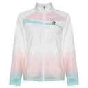 KUMPOO Baseball Jacket White Light Pink