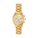 MICHAEL KORS Runway 18K GoldPlated Stainless Steel Triple Wrap Watch