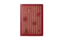 CARTIER Calfskin Passport Holder Red