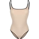 Toteme stripededge spaghettistrap swimsuit