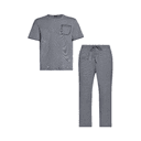 AIMER Pajama Set Light Heather Gray