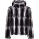 FENDI Furs Black Hooded Moderate
