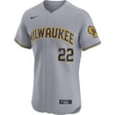Nike Christian Yelich Milwaukee Brewers Nike DriFIT Adv Mlb Elite Jersey