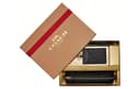 COACH Pencil Case Smooth Calfskin Pencil Case Makeup Bag Document Bag Gift Box Included Small Black