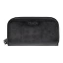PRADA Calfskin Key Pouch Black