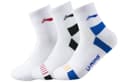 Li Ning Crew 3 Pack White Blue/White Black/White