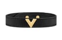 LOUIS VUITTON ESSENTIAL V Wristbands Black