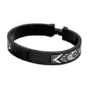 HERMES Clic H Enamel Bangles Black