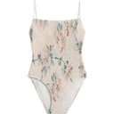 TOTEME Floral print Smocked Swimsuit