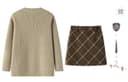 Tokyo Season Skirt Set Fall Winter Gift Box Set Khaki