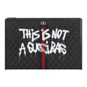 GUCCI Balenciaga Collaboration Canvas With Laptop Bag Black