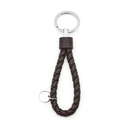 Bottega Veneta Lambskin Metal Keychains Black