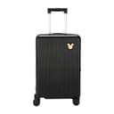 Disney Mickey Series ABS+PC Luggage Suitcase Travel Bag 20 Inch, 24 Inch Black/White