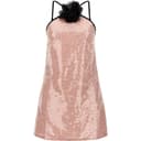 Self portrait Floral Detailed Sequin Embellished Mini Dress