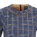 HUGO BOSS Short Sleeved Dress Blue