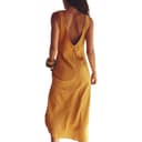 ZARA V Neck Moderate Mid Length